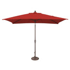 Ombrellone rettangolare SimplyShade Catalina da 10 piedi con inclinazione a pulsante