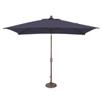 Ombrellone rettangolare SimplyShade Catalina da 10 piedi con inclinazione a pulsante