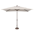 Ombrellone rettangolare SimplyShade Catalina da 10 piedi con inclinazione a pulsante