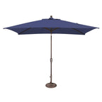Ombrellone rettangolare SimplyShade Catalina da 10 piedi con inclinazione a pulsante