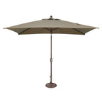 Ombrellone rettangolare SimplyShade Catalina da 10 piedi con inclinazione a pulsante