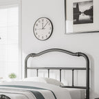 Telaio per letto in metallo resistente da 14 pollici con stile vintage, supporta fino a 2500 libbre, facile da montare e senza cigolii
