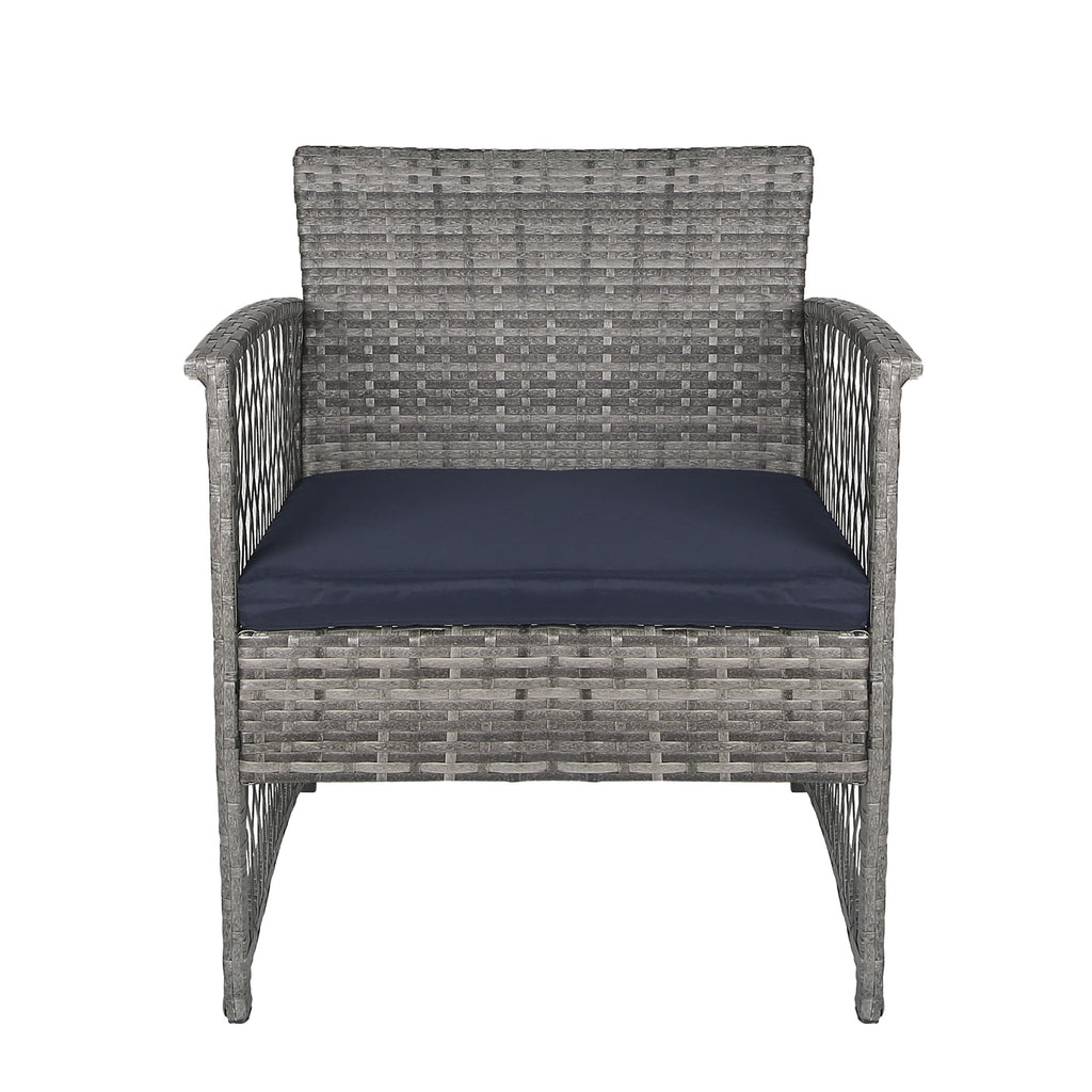Set da giardino Heritage Outdoor in vimini da 3 pezzi