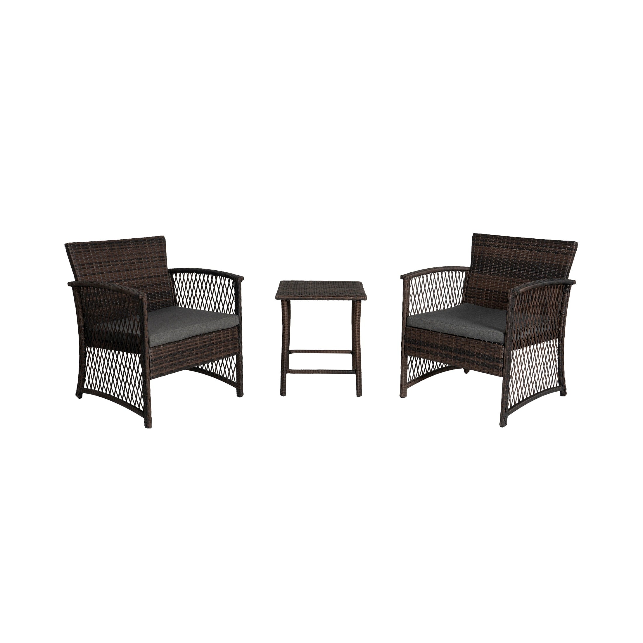 Set da giardino Heritage Outdoor in vimini da 3 pezzi