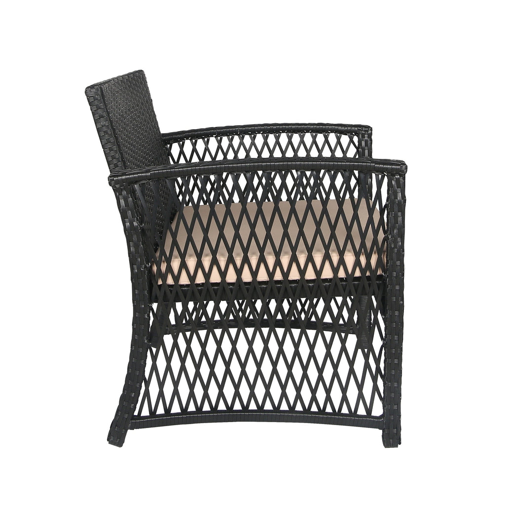 Set da giardino Heritage Outdoor in vimini da 3 pezzi