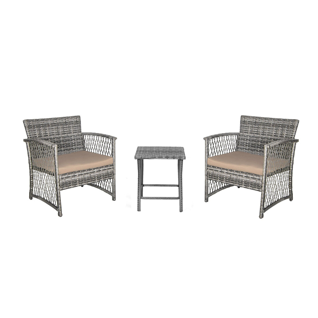 Set da giardino Heritage Outdoor in vimini da 3 pezzi