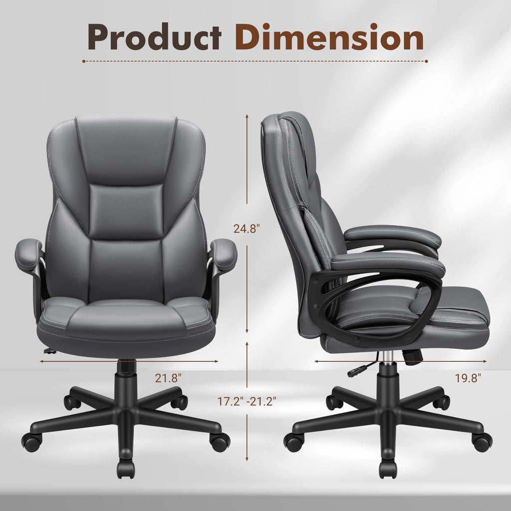Sedia da ufficio Homall con schienale alto, sedia ergonomica per computer