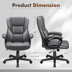 Sedia da ufficio Homall con schienale alto, sedia ergonomica per computer