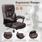 Sedia da ufficio Homall con schienale alto, sedia ergonomica per computer