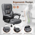 Sedia da ufficio Homall con schienale alto, sedia ergonomica per computer
