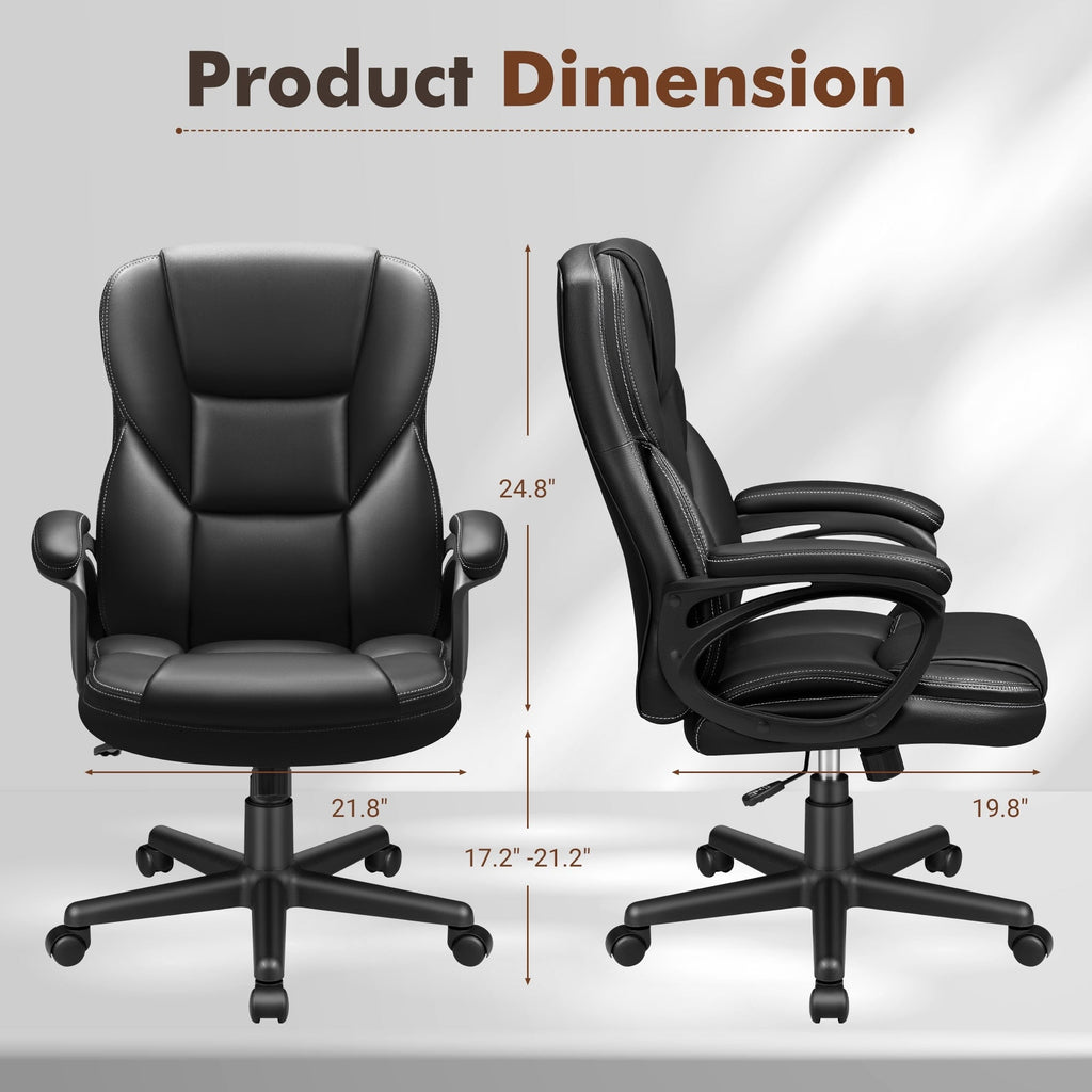 Sedia da ufficio Homall con schienale alto, sedia ergonomica per computer