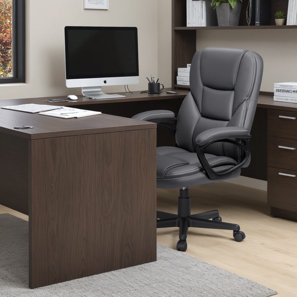 Sedia da ufficio Homall con schienale alto, sedia ergonomica per computer