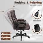 Sedia da ufficio Homall con schienale alto, sedia ergonomica per computer
