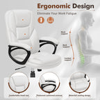 Sedia da ufficio Homall con schienale alto, sedia ergonomica per computer