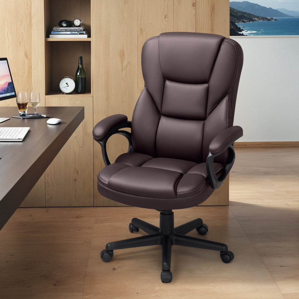 Sedia da ufficio Homall con schienale alto, sedia ergonomica per computer