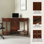 Scrivania angolare Mission di Leick Home
