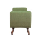Panca contenitore moderna Sherpa HomePop con gambe in legno