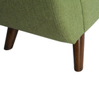 Panca contenitore moderna Sherpa HomePop con gambe in legno