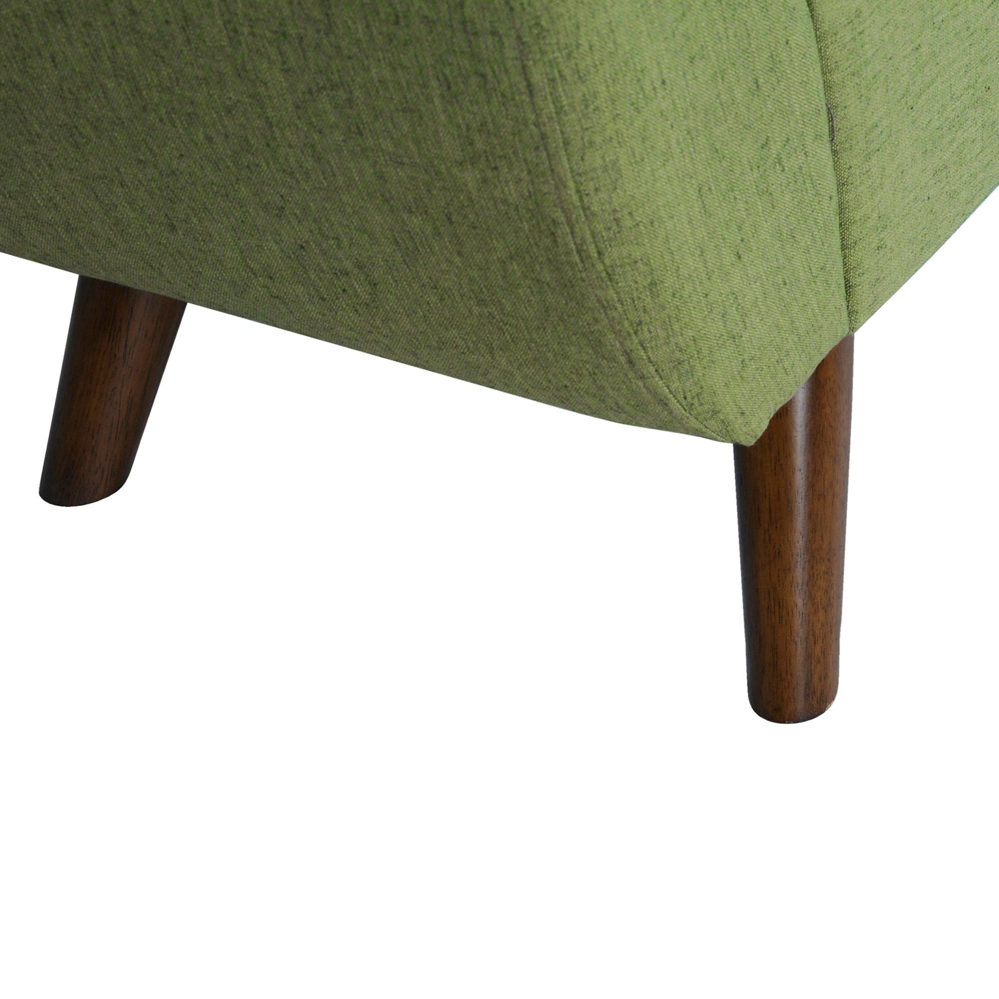 Panca contenitore moderna Sherpa HomePop con gambe in legno