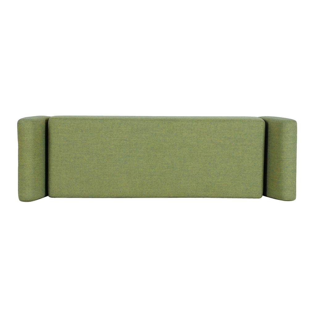 Panca contenitore moderna Sherpa HomePop con gambe in legno