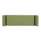 Panca contenitore moderna Sherpa HomePop con gambe in legno