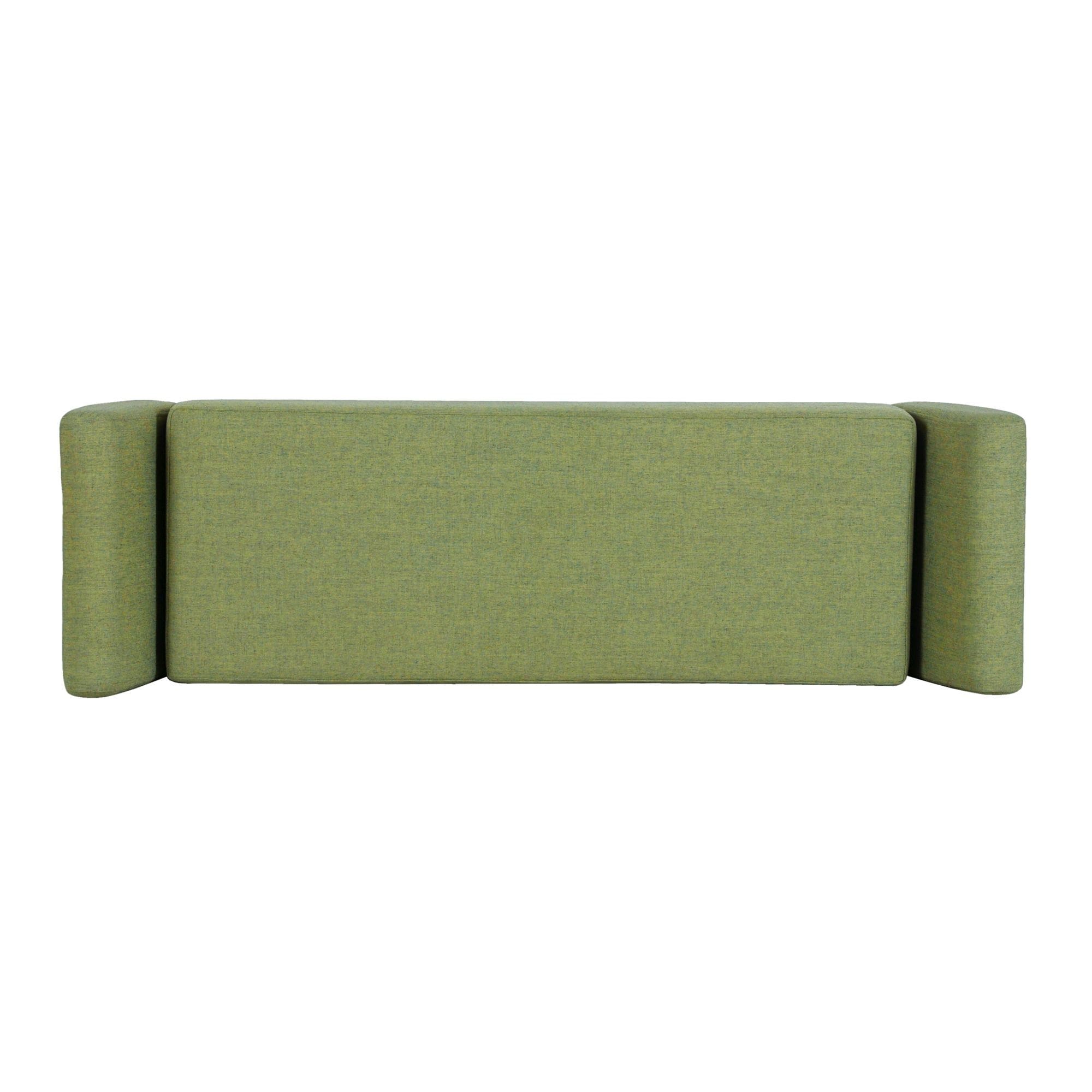 Panca contenitore moderna Sherpa HomePop con gambe in legno