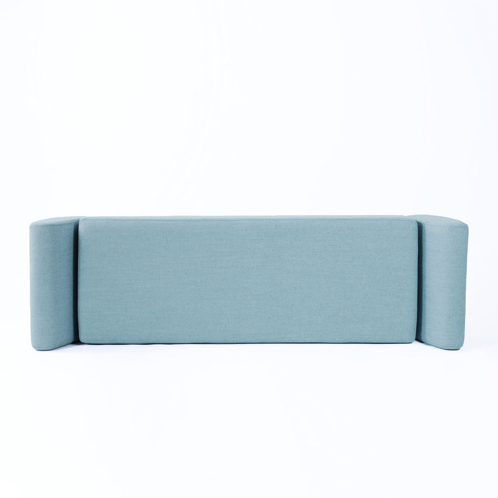Panca contenitore moderna Sherpa HomePop con gambe in legno