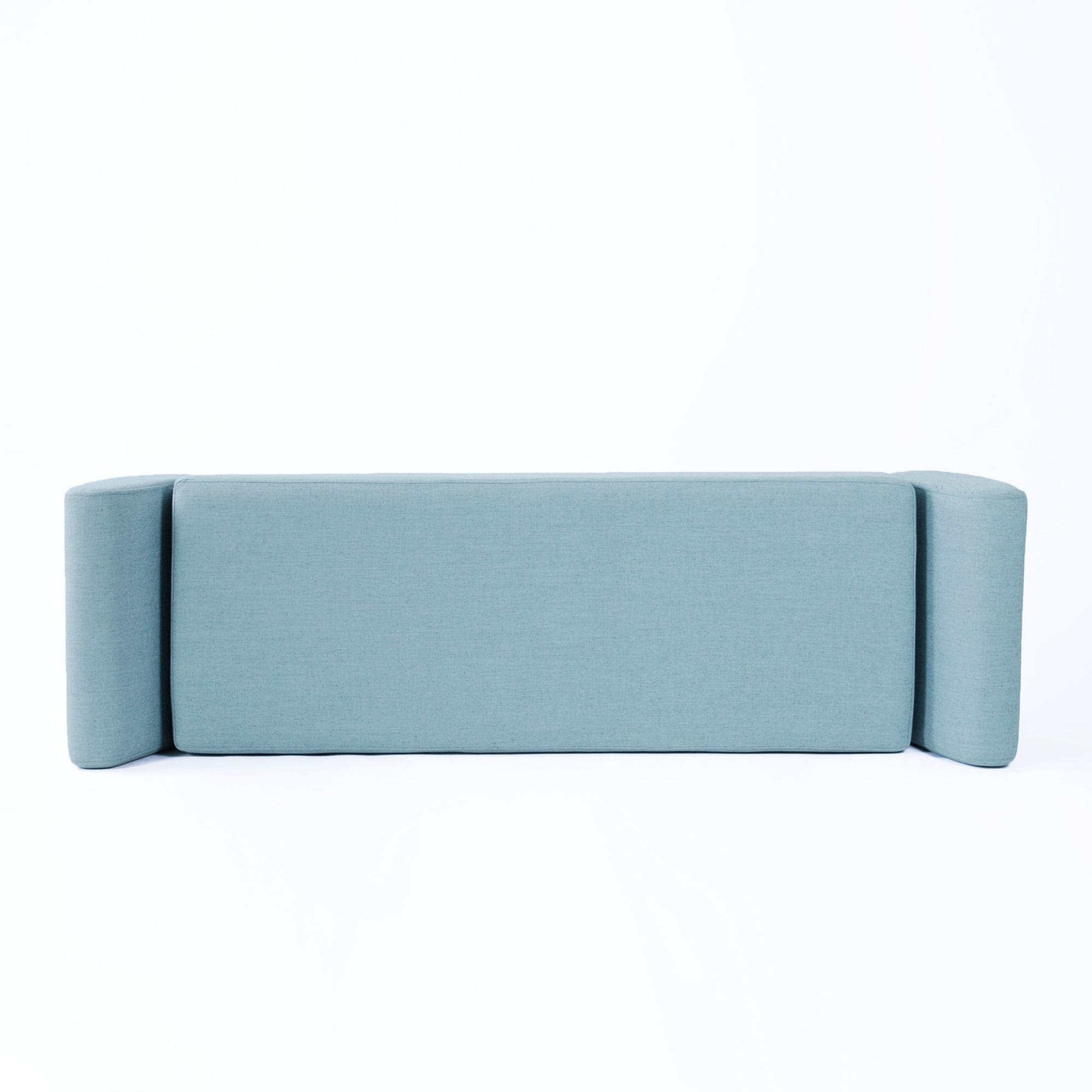 Panca contenitore moderna Sherpa HomePop con gambe in legno