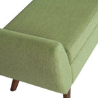 Panca contenitore moderna Sherpa HomePop con gambe in legno