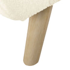 Panca contenitore moderna Sherpa HomePop con gambe in legno