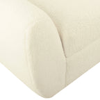 Panca contenitore moderna Sherpa HomePop con gambe in legno
