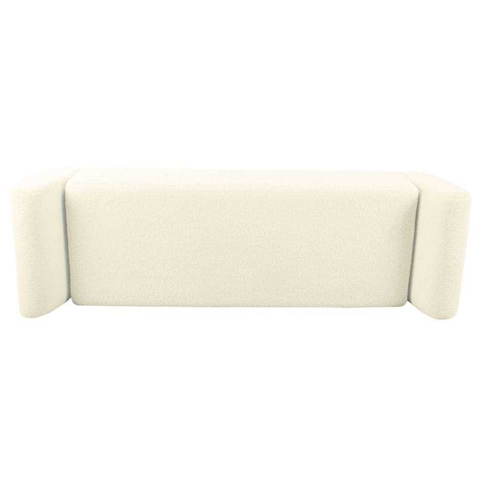 Panca contenitore moderna Sherpa HomePop con gambe in legno