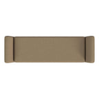 Panca contenitore moderna Sherpa HomePop con gambe in legno