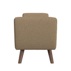 Panca contenitore moderna Sherpa HomePop con gambe in legno