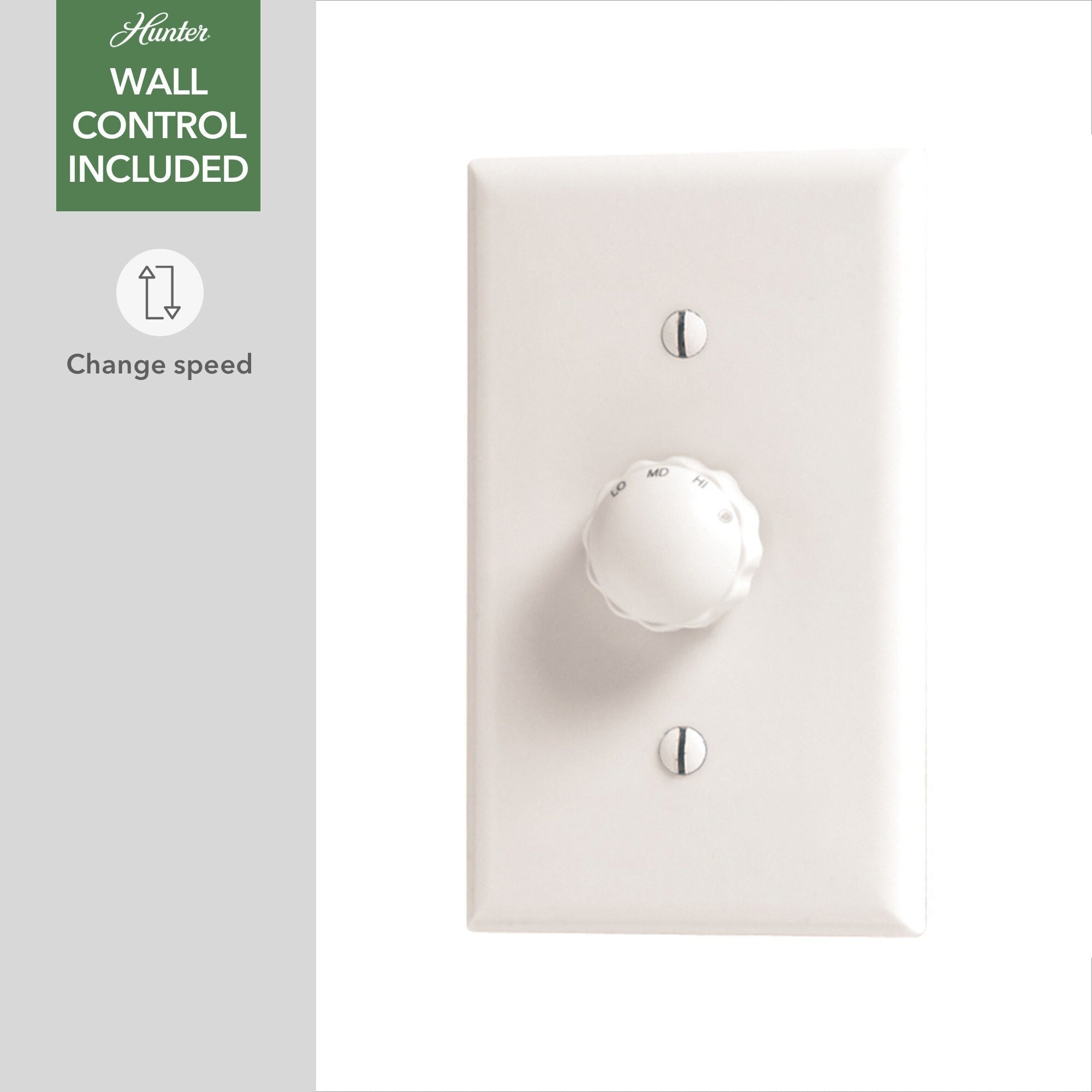 Ventilatore da soffitto per interni/esterni Hunter 52 Shorebreak WeatherMax con controllo a parete - Resistente alle condizioni meteorologiche estreme, al sale e alla corrosione