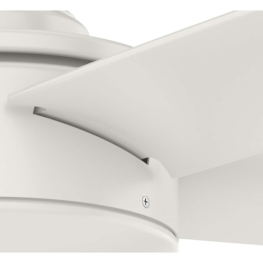 Ventilatore da soffitto per interni/esterni Hunter 52 Shorebreak WeatherMax con controllo a parete - Resistente alle condizioni meteorologiche estreme, al sale e alla corrosione