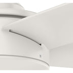 Ventilatore da soffitto per interni/esterni Hunter 52 Shorebreak WeatherMax con controllo a parete - Resistente alle condizioni meteorologiche estreme, al sale e alla corrosione