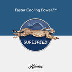 Ventilatore da soffitto per interni/esterni Hunter 52 Shorebreak WeatherMax con controllo a parete - Resistente alle condizioni meteorologiche estreme, al sale e alla corrosione