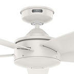 Ventilatore da soffitto per interni/esterni Hunter 52 Shorebreak WeatherMax con controllo a parete - Resistente alle condizioni meteorologiche estreme, al sale e alla corrosione