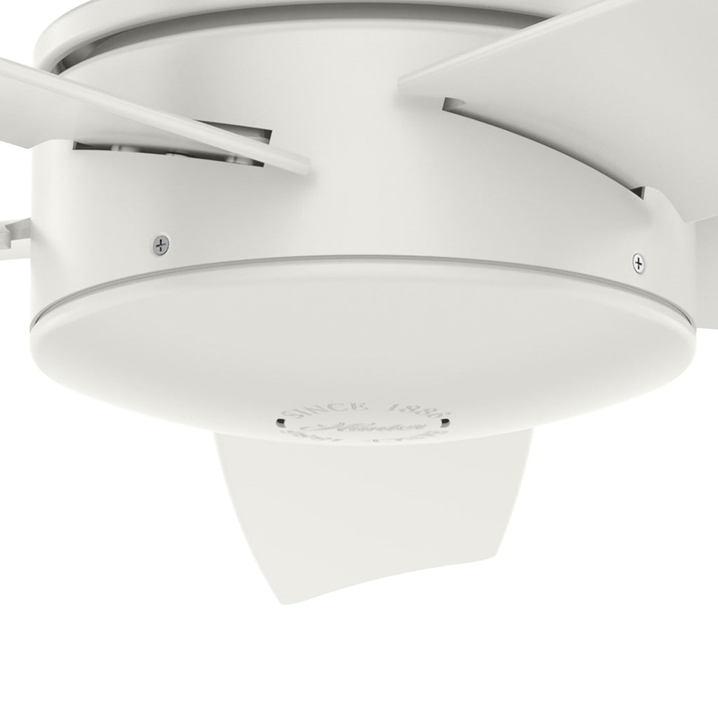 Ventilatore da soffitto per interni/esterni Hunter 52 Shorebreak WeatherMax con controllo a parete - Resistente alle condizioni meteorologiche estreme, al sale e alla corrosione