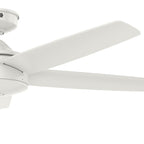Ventilatore da soffitto per interni/esterni Hunter 52 Shorebreak WeatherMax con controllo a parete - Resistente alle condizioni meteorologiche estreme, al sale e alla corrosione
