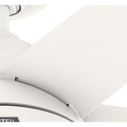 Ventilatore da soffitto per esterni Hunter 52 Skyflow con kit di luci a LED, controllo a parete - Stile moderno e contemporaneo costiero - WeatherMax - ANTIPIOGGIA!