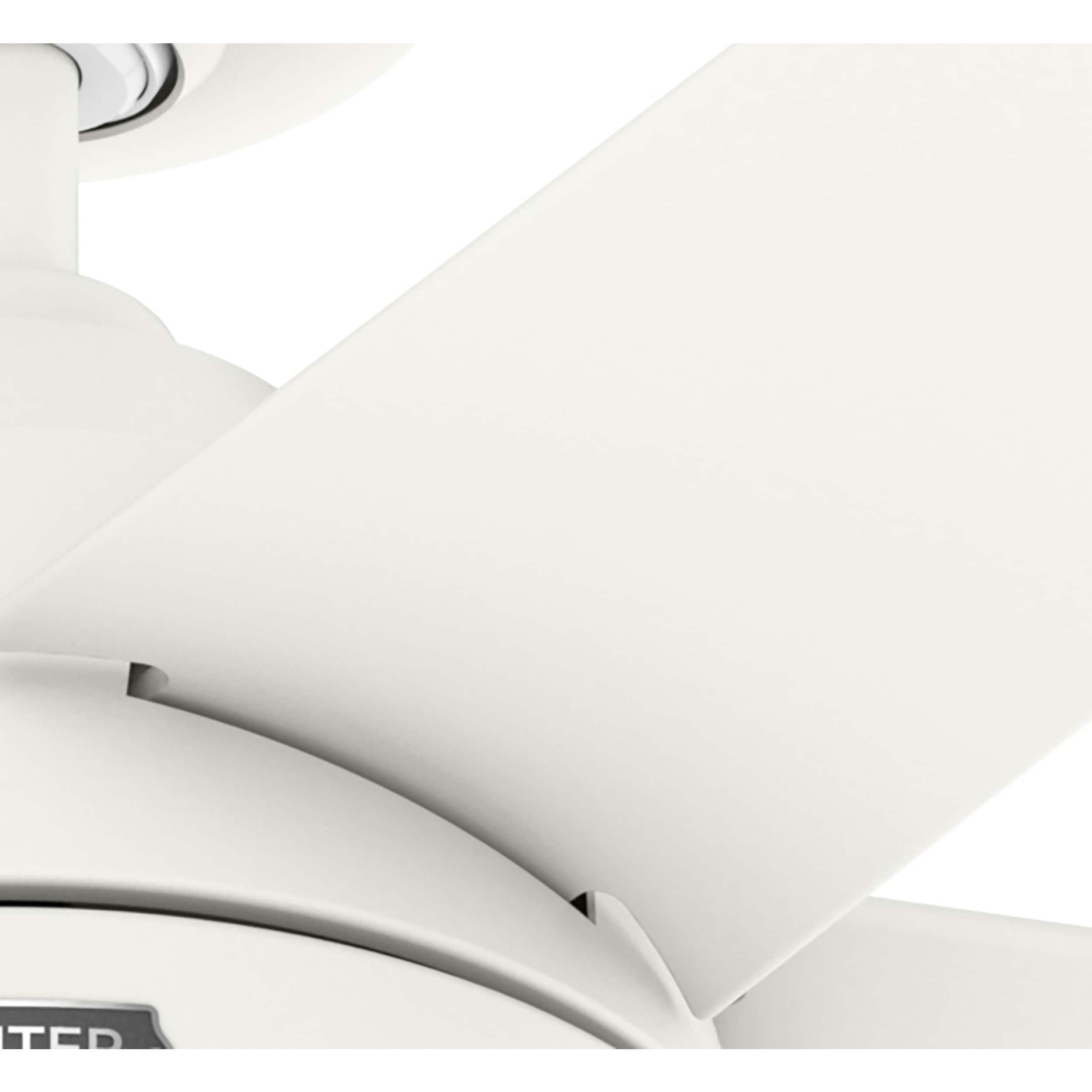 Ventilatore da soffitto per esterni Hunter 52 Skyflow con kit di luci a LED, controllo a parete - Stile moderno e contemporaneo costiero - WeatherMax - ANTIPIOGGIA!