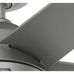 Ventilatore da soffitto per esterni Hunter 52 Skyflow con kit di luci a LED, controllo a parete - Stile moderno e contemporaneo costiero - WeatherMax - ANTIPIOGGIA!