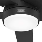 Ventilatore da soffitto per esterni Hunter 52 Skyflow con kit di luci a LED, controllo a parete - Stile moderno e contemporaneo costiero - WeatherMax - ANTIPIOGGIA!