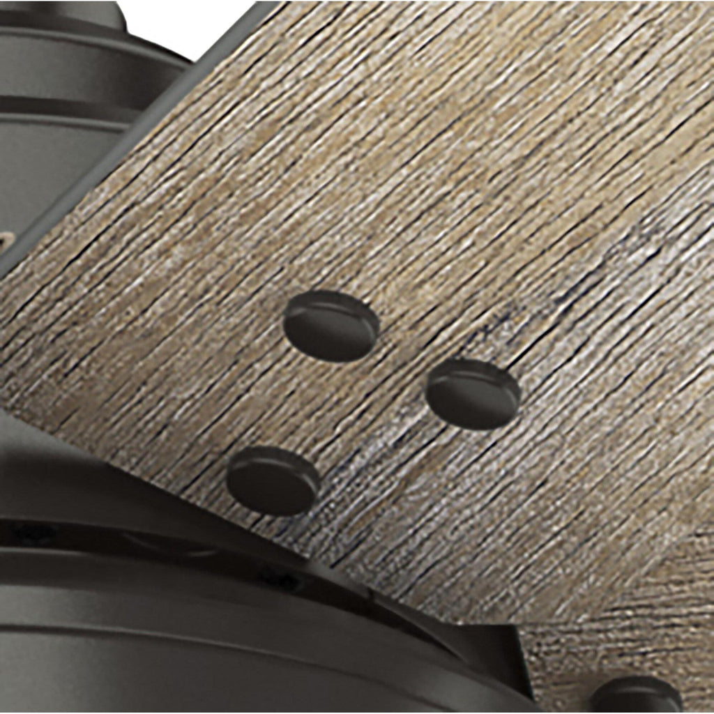 Ventilatore da soffitto Hunter WiFi Whittington con luce LED, telecomando portatile - Mulino a vento - Industriale, da fattoria, rustico - VENTILATORE INTELLIGENTE!