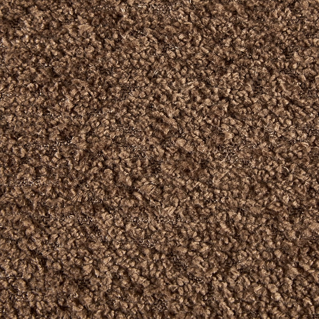 Panca contenitore curva in stile bouclé Bailey INK IVY