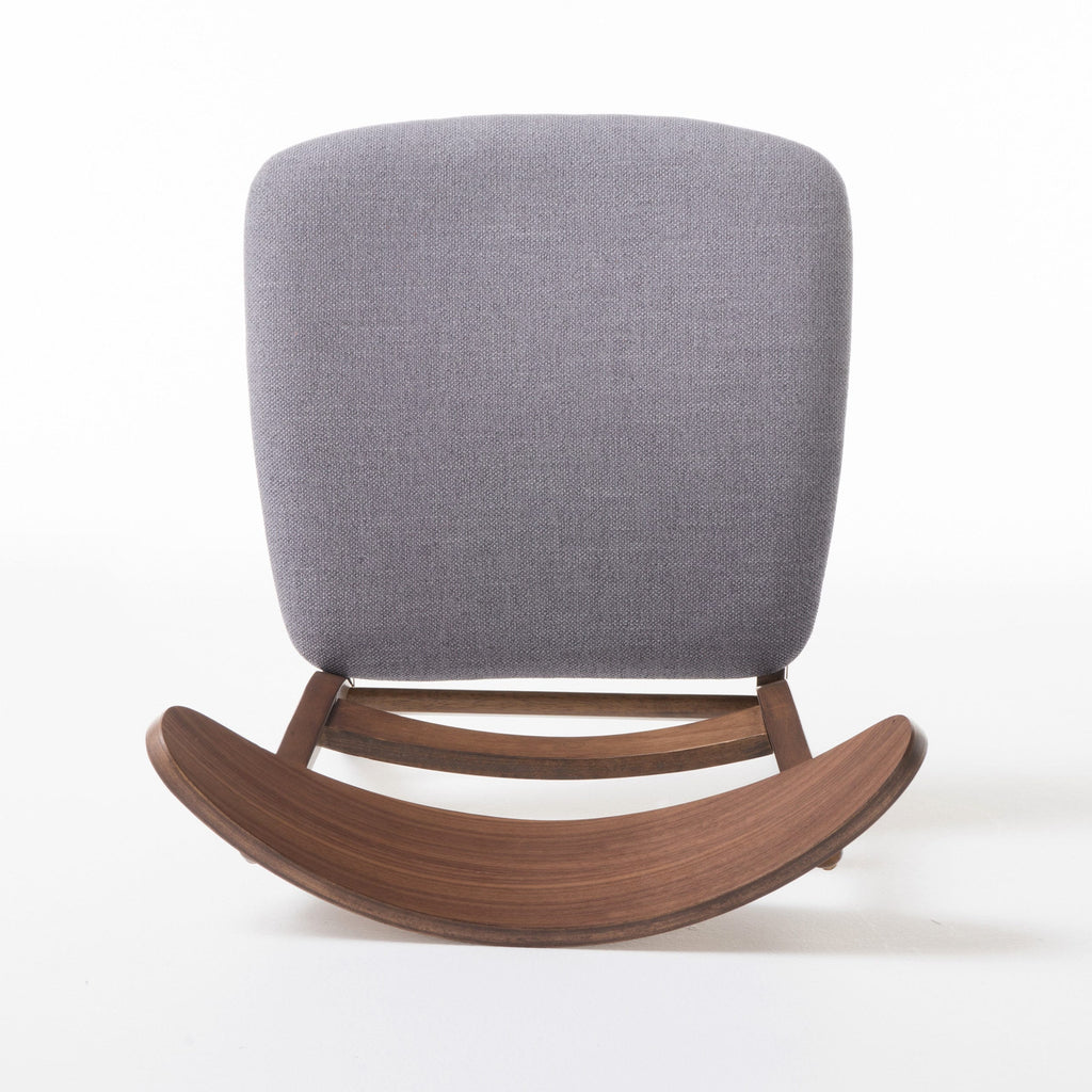 Sedia da pranzo Abrielle in legno di caucciù imbottita in stile moderno di metà secolo (set di 2) di Christopher Knight Home