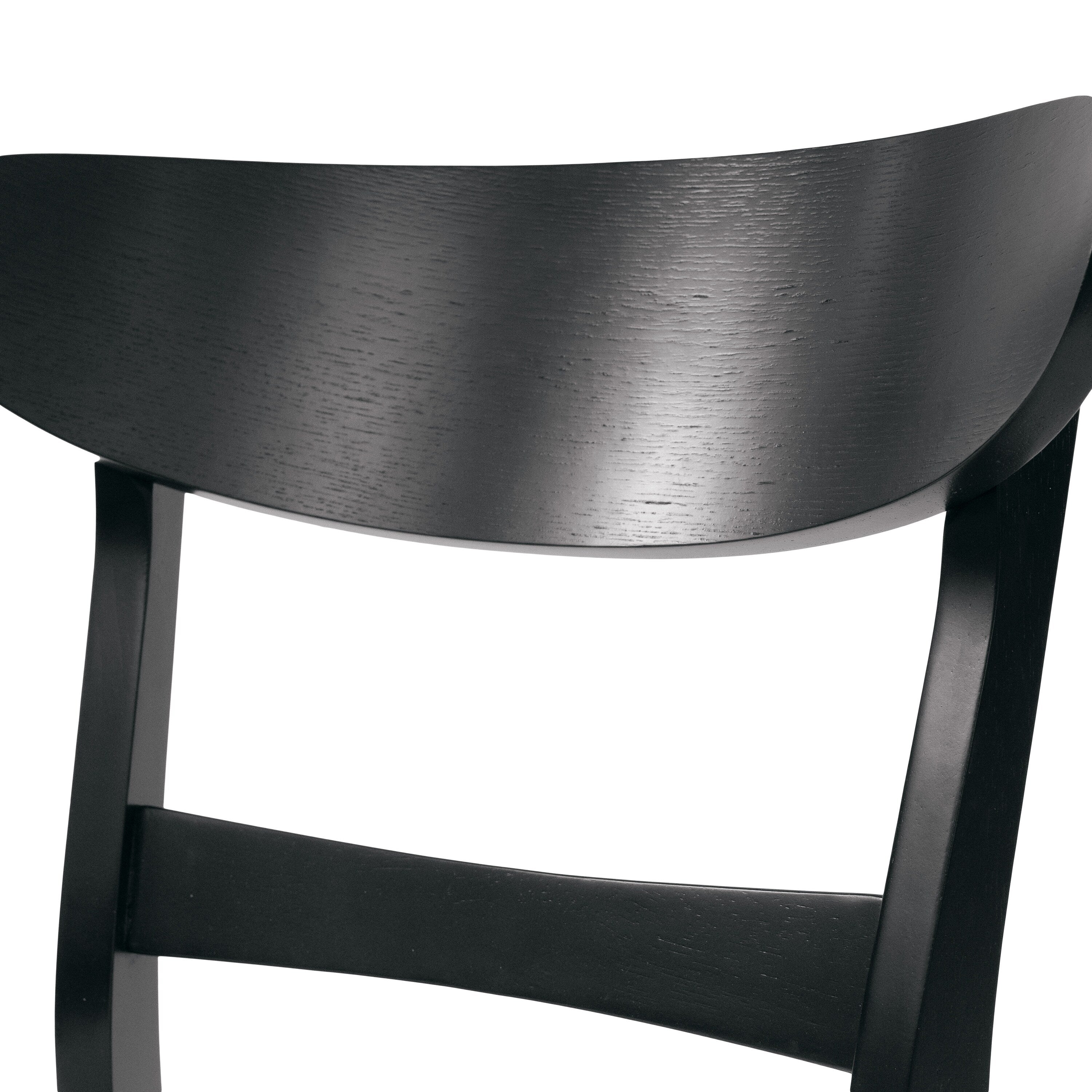 Sedia da pranzo Abrielle in legno di caucciù imbottita in stile moderno di metà secolo (set di 2) di Christopher Knight Home