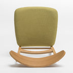 Sedia da pranzo Abrielle in legno di caucciù imbottita in stile moderno di metà secolo (set di 2) di Christopher Knight Home